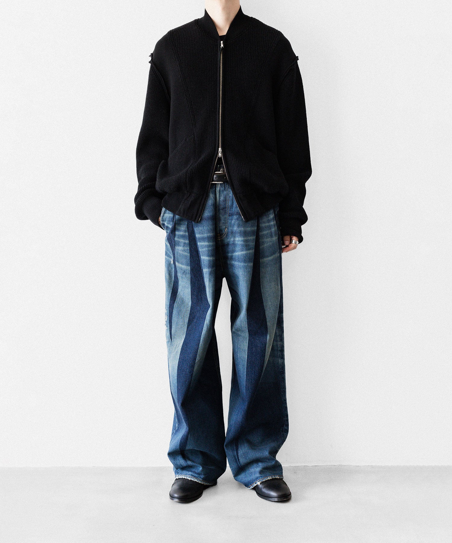 SUBLATIONS サブレーションズの2TUCK WIDE DENIM PANTS "ENTASIS MK-Ⅱ"のUSED INDIGO 公式通販サイトsession福岡セレクトショップ