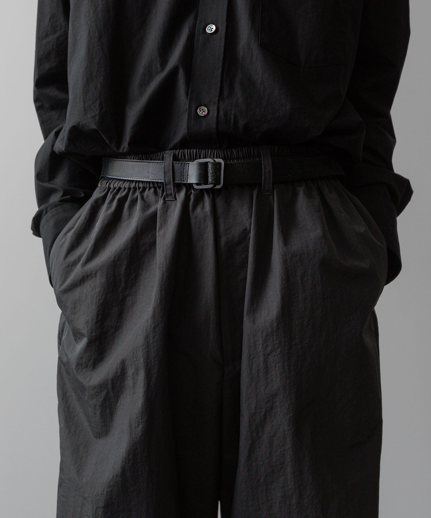 ssstein(シュタイン)の24AWコレクション NYLON TWILL CARGO EASY TROUSERS - CHARCOAL 公式通販サイトsession福岡セレクトショップ