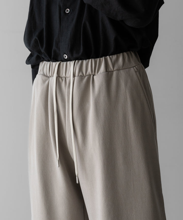 【KANEMASA PHIL.】28G CUPRO EASY PANTS - KHAKI