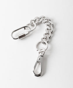 【THE OBJECT】HKG BRASS BRACELET KARABINA - SILVER