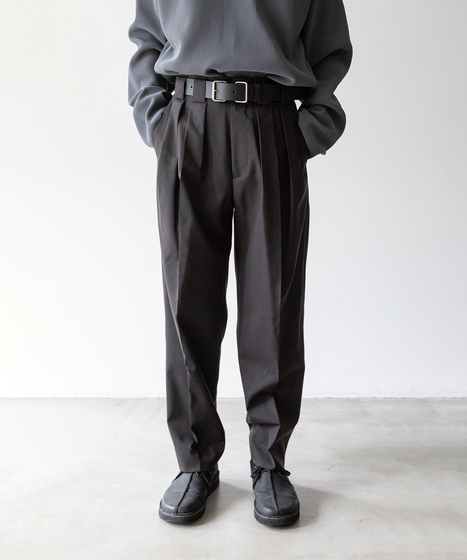 stein 19ss ex wide trousers