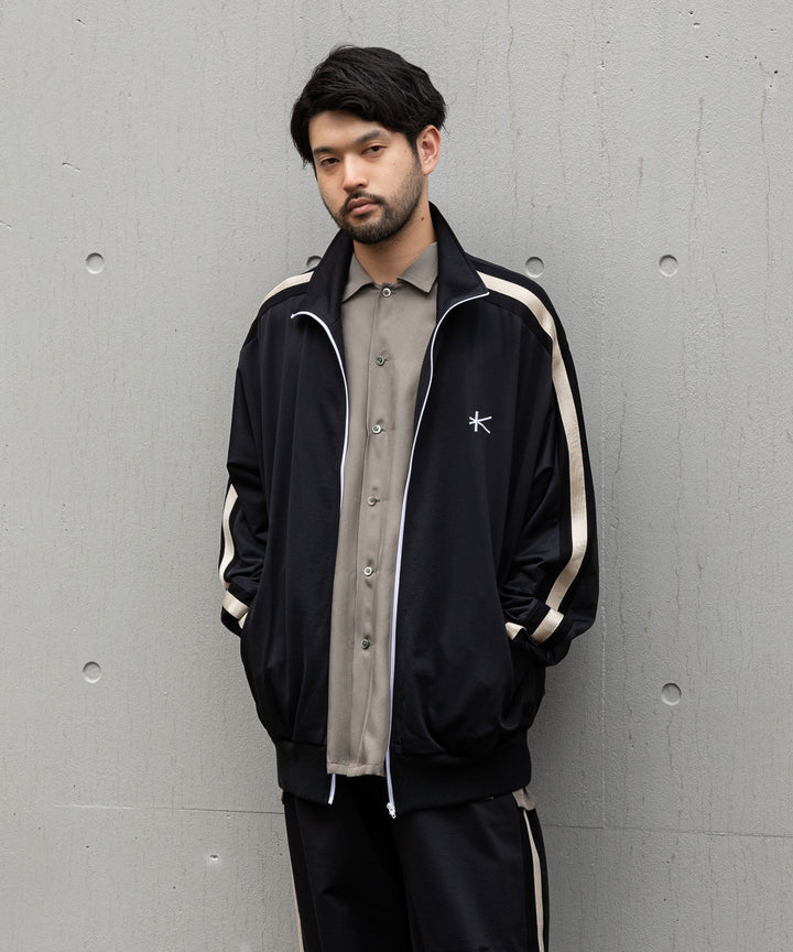 【KANEMASA PHIL.】カネマサのトラックジャケット ECONYL JERSEY TRACK JACKET - BLACK 公式通販 session福岡セレクトショップ