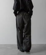 画像をギャラリービューアに読み込む, ssstein(シュタイン)の24AWコレクション NYLON TWILL CARGO EASY TROUSERS - CHARCOAL 公式通販サイトsession福岡セレクトショップ
