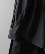 画像をギャラリービューアに読み込む, ssstein(シュタイン)の24AWコレクション SILK NYLON SKIPPER SHIRT - BLACK 公式通販サイトsession福岡セレクトショップ
