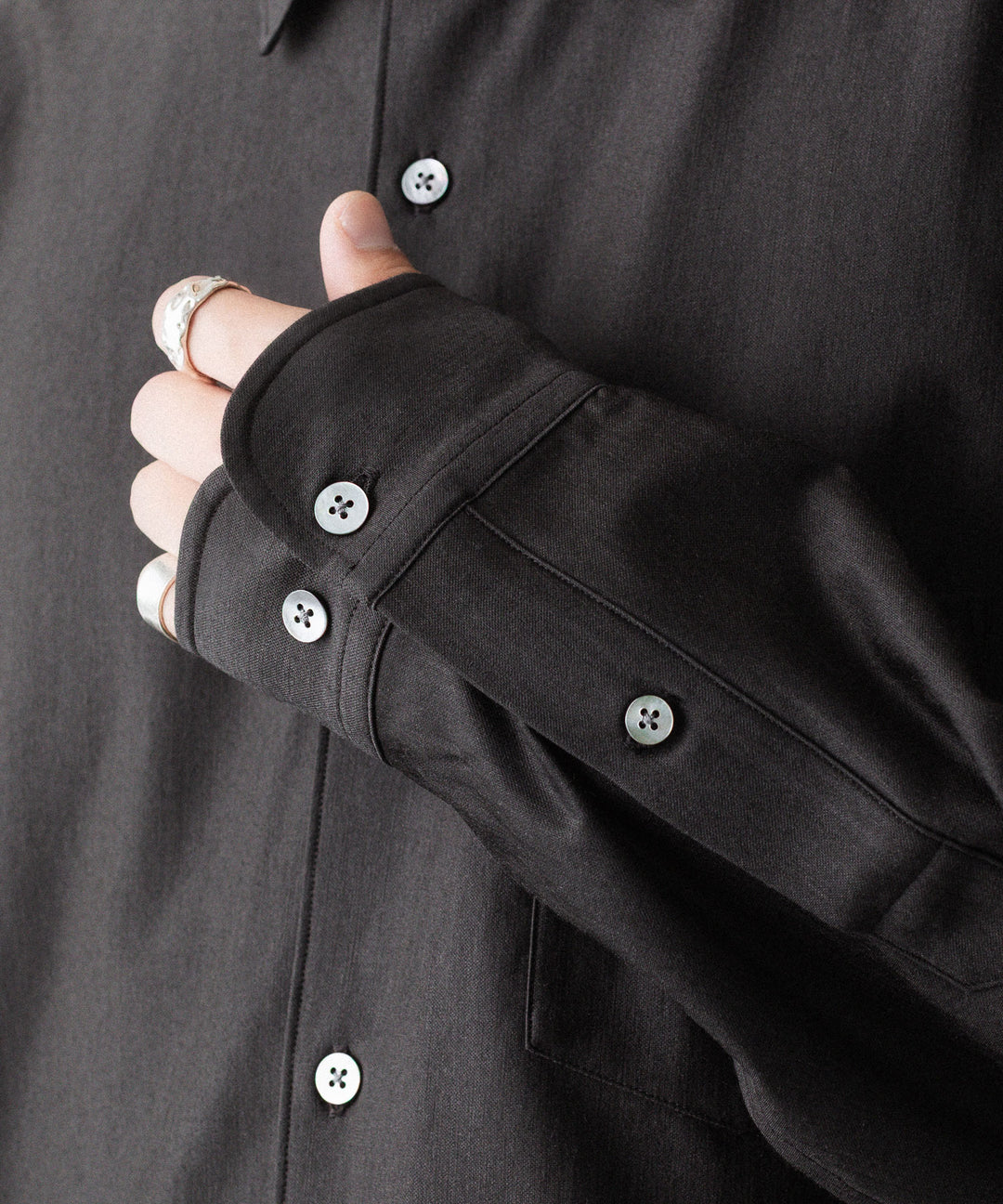 KANEMASA PHIL. カネマサフィルの36G WOOL MODEST SHIRT - BROWNの公式通販サイトsession福岡セレクトショップ