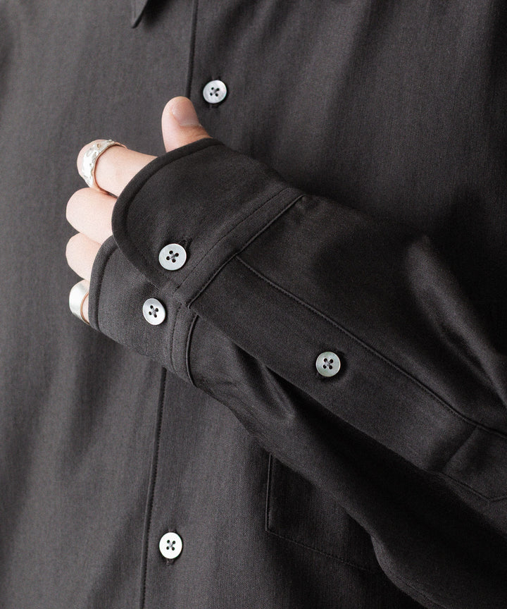 KANEMASA PHIL. カネマサフィルの36G WOOL MODEST SHIRT - BROWNの公式通販サイトsession福岡セレクトショップ