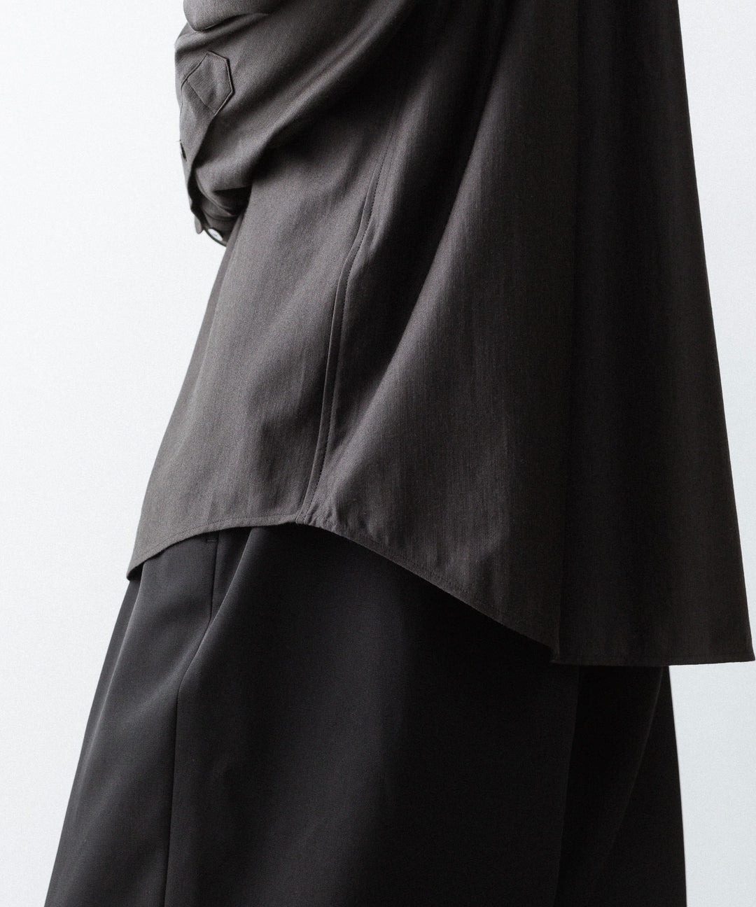 KANEMASA PHIL. カネマサフィルの36G WOOL MODEST SHIRT - BROWNの公式通販サイトsession福岡セレクトショップ