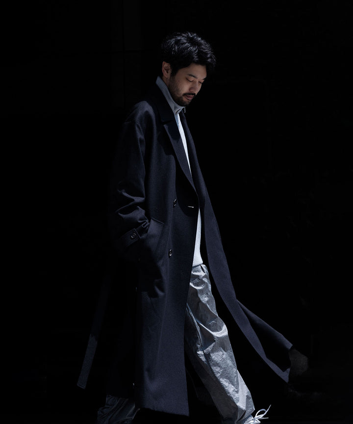stein(シュタイン)の23AWコレクションOVERSIZED LAYERED SINGLE COATのDARK NAVY sessionセッション福岡セレクトショップ 公式通販サイト
