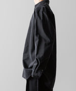 画像をギャラリービューアに読み込む, ssstein(シュタイン)の24AWコレクション SILK NYLON SKIPPER SHIRT - BLACK 公式通販サイトsession福岡セレクトショップ
