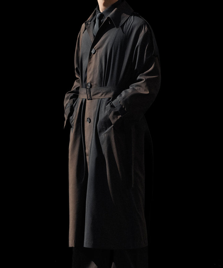 SUBLATIONS-サブレーションズのKIVULI PRINT LIGHT WEIGHT COATのDARK BROWN公式通販サイトsession福岡セレクトショップ