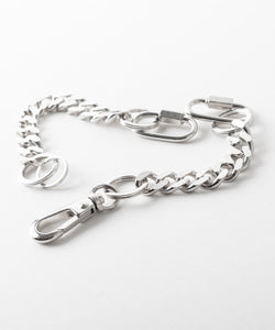 【THE OBJECT】HKG BRASS BRACELET KARABINA - SILVER