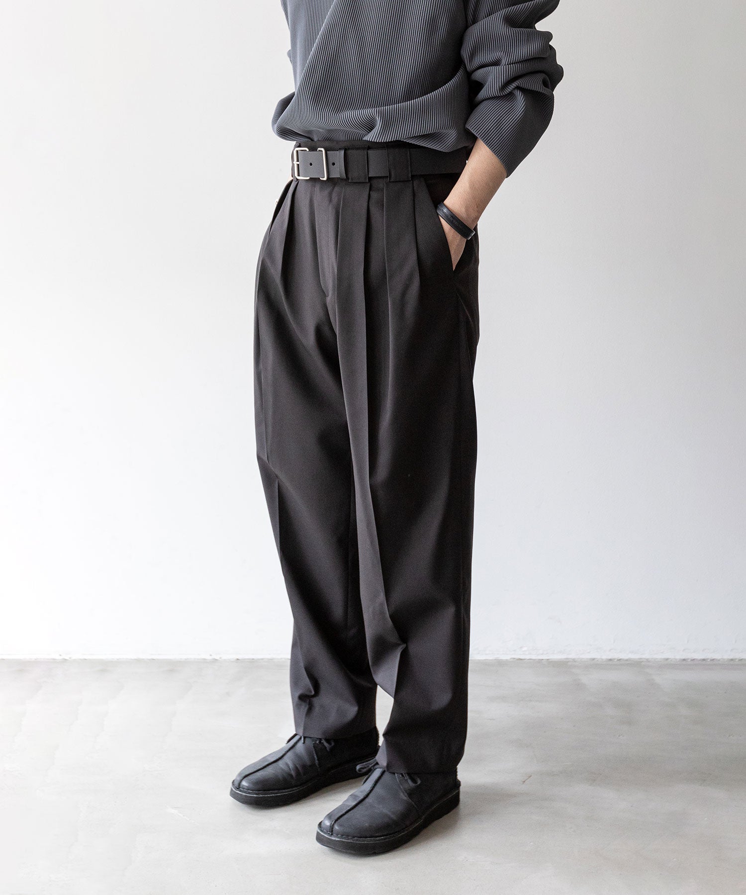 stein シュタイン 23aw DOUBLE WIDE TROUSERS sessionセッション福岡セレクトショップ 公式通販サイト