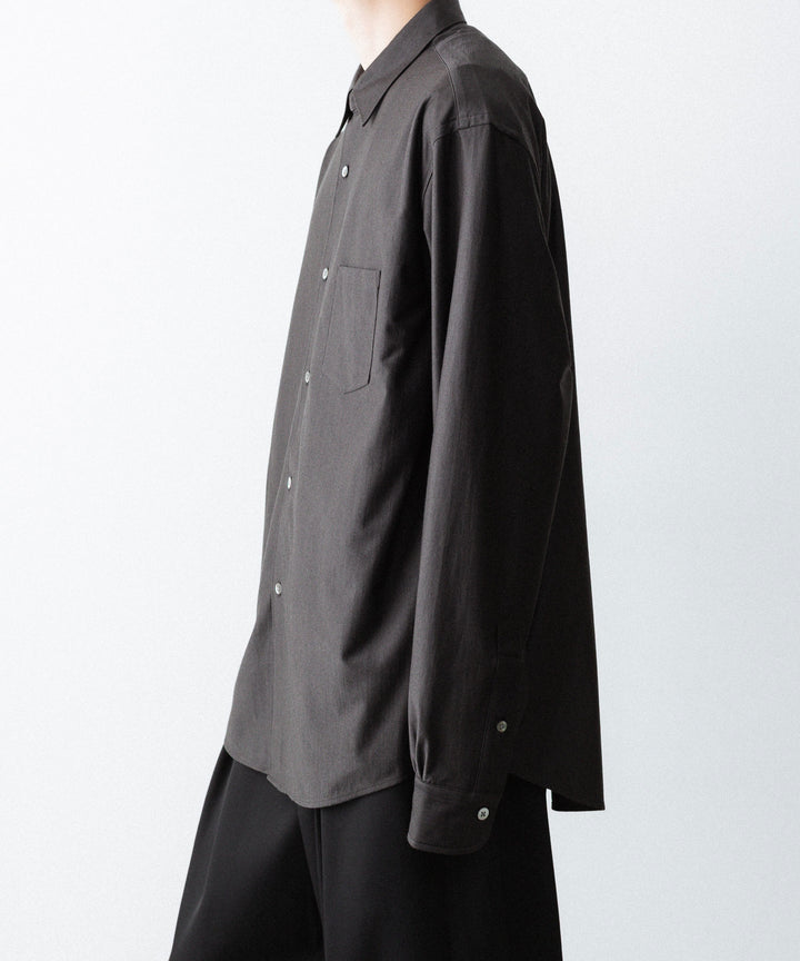 KANEMASA PHIL. カネマサフィルの36G WOOL MODEST SHIRT - BROWNの公式通販サイトsession福岡セレクトショップ