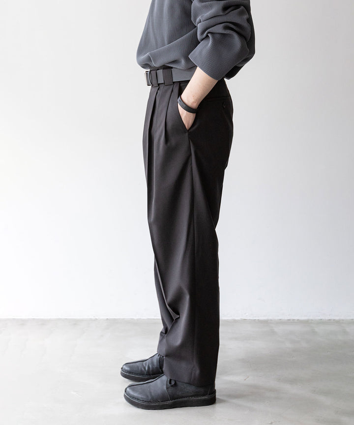 stein シュタイン 23aw DOUBLE WIDE TROUSERS sessionセッション福岡セレクトショップ 公式通販サイト