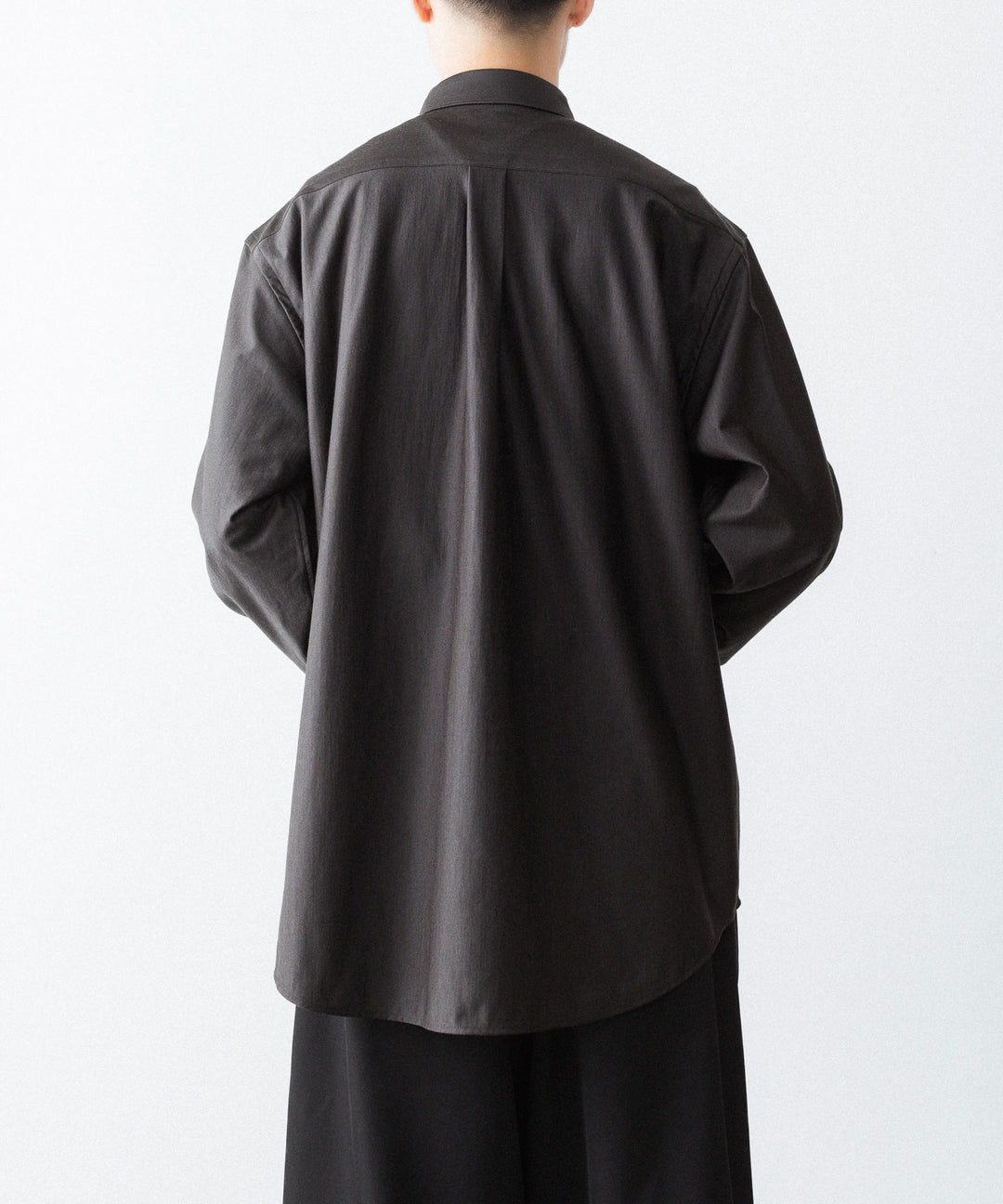 KANEMASA PHIL. カネマサフィルの36G WOOL MODEST SHIRT - BROWNの公式通販サイトsession福岡セレクトショップ