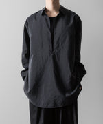 画像をギャラリービューアに読み込む, ssstein(シュタイン)の24AWコレクション SILK NYLON SKIPPER SHIRT - BLACK 公式通販サイトsession福岡セレクトショップ
