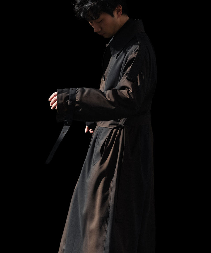 SUBLATIONS-サブレーションズのKIVULI PRINT LIGHT WEIGHT COATのDARK BROWN公式通販サイトsession福岡セレクトショップ