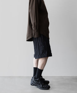 UJOH - ウジョーのSIDE BELT SHORT PNT - NAVY STRIPE公式通販サイトsession福岡セレクトショップ