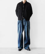 画像をギャラリービューアに読み込む, SUBLATIONS サブレーションズの2TUCK WIDE DENIM PANTS &quot;ENTASIS MK-Ⅱ&quot;のUSED INDIGO 公式通販サイトsession福岡セレクトショップ
