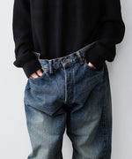 画像をギャラリービューアに読み込む, 【INTÉRIM】CLASSIC HEAVY KIBATA SHUTTLE HYPER BIG WWII 1943 DENIM JEANS - C.NAVY
