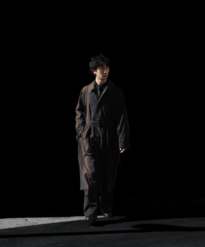 SUBLATIONS-サブレーションズのKIVULI PRINT LIGHT WEIGHT COATのDARK BROWN公式通販サイトsession福岡セレクトショップ