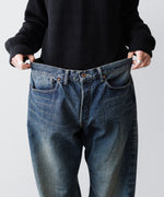画像をギャラリービューアに読み込む, 【INTÉRIM】CLASSIC HEAVY KIBATA SHUTTLE HYPER BIG WWII 1943 DENIM JEANS - C.NAVY
