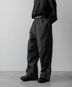 ssstein(シュタイン)の24AWコレクション NYLON TWILL CARGO EASY TROUSERS - CHARCOAL 公式通販サイトsession福岡セレクトショップ