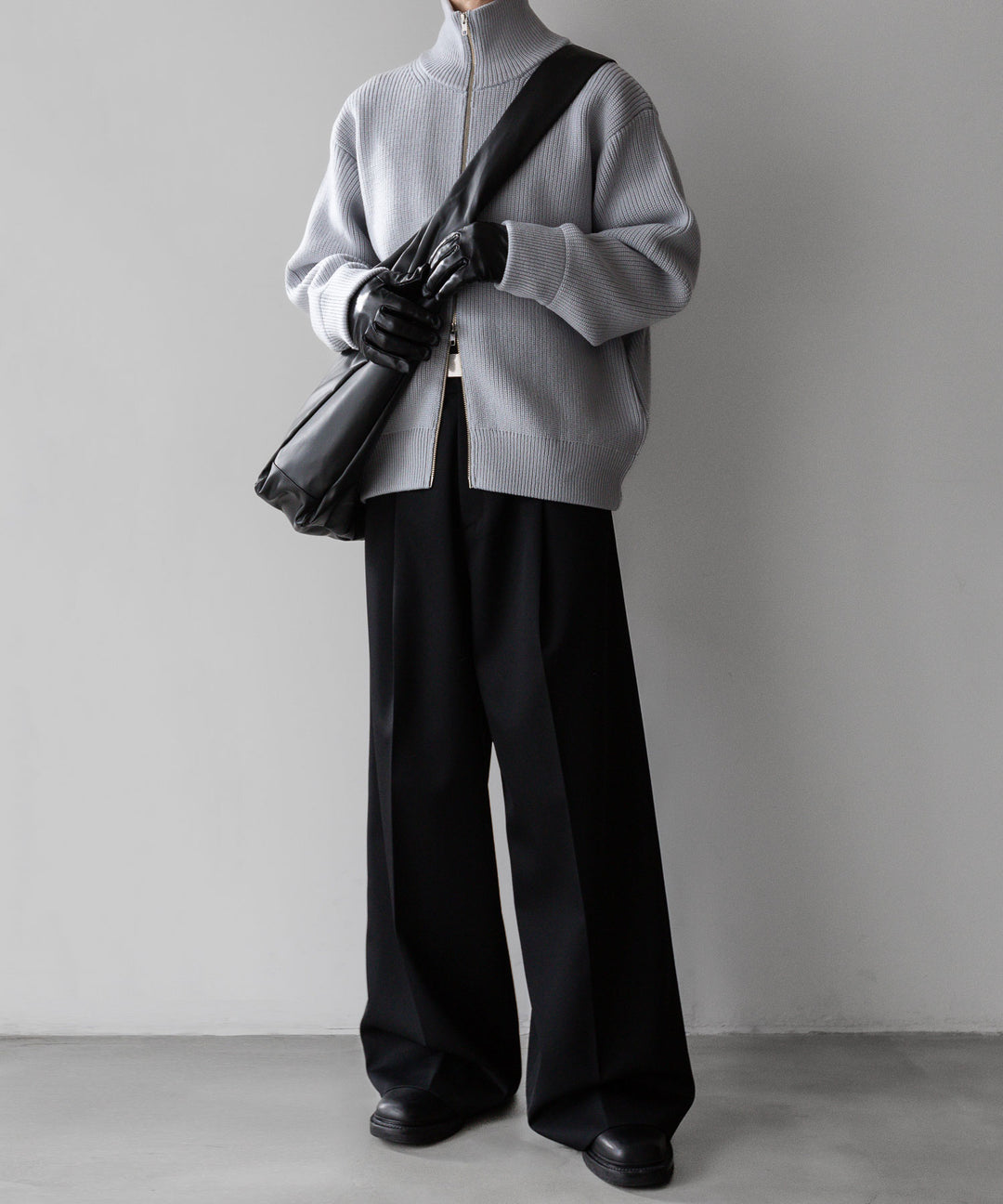 stein(シュタイン)の24SSコレクションSHOULDER BAGのBLACK(COATING) sessionセッション福岡セレクトショップ 公式通販サイト