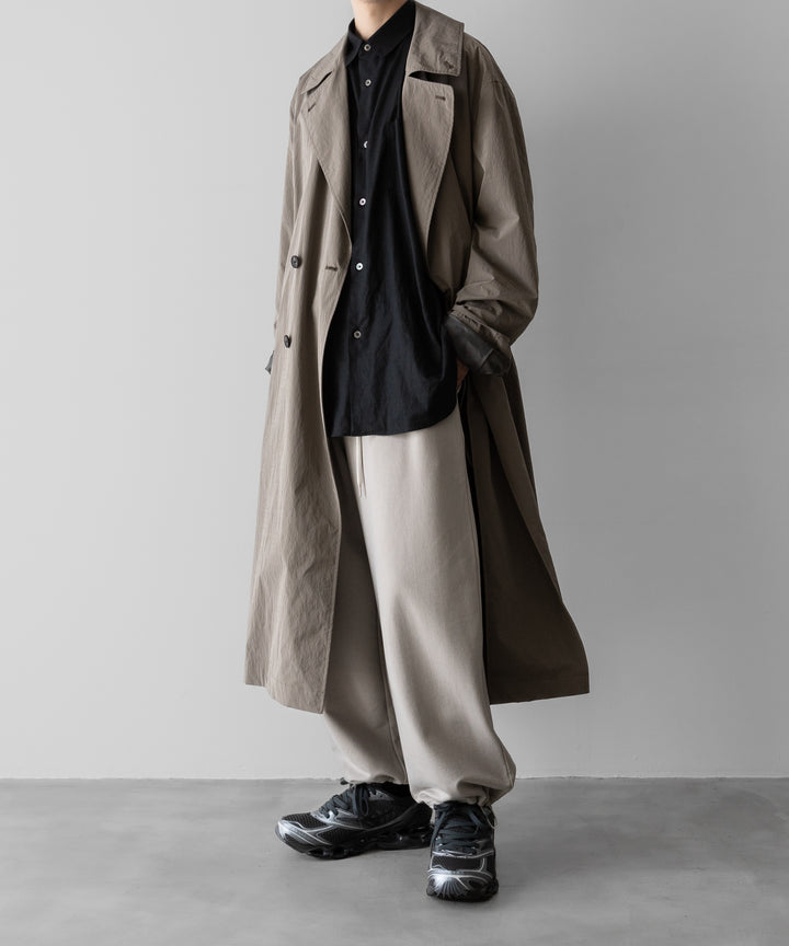 【KANEMASA PHIL.】28G CUPRO EASY PANTS - KHAKI