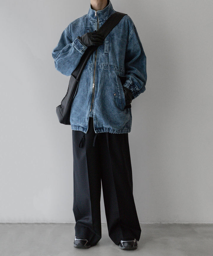 stein(シュタイン)の24SSコレクションCHEMICAL BLEACHED DENIM MODS COATのINDIGO