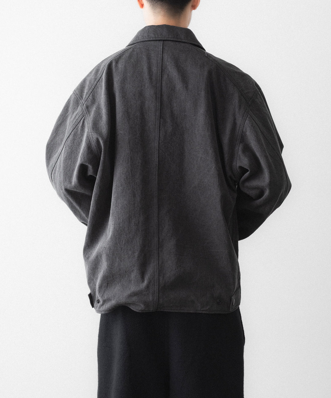 phebus フィーバスのSUMIZOME COACH JACKETのCHARCOAL 公式通販サイトsession福岡セレクトショップ