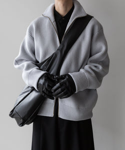 【stein】シュタイン 23AW OVERSIZED DRIVERS KNIT ZIP JACKET - OFF GREY sessionセッション福岡セレクトショップ 公式通販サイト