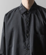 画像をギャラリービューアに読み込む, ssstein(シュタイン)の24AWコレクション SILK NYLON OVERSIZED DOWN PAT SHIRT - BLACK 公式通販サイトsession福岡セレクトショップ
