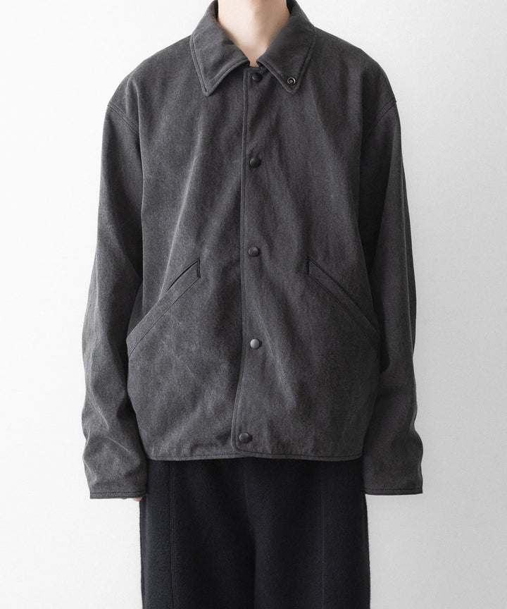phebus フィーバスのSUMIZOME COACH JACKETのCHARCOAL 公式通販サイトsession福岡セレクトショップ