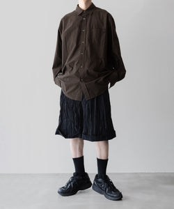 UJOH - ウジョーのSIDE BELT SHORT PNT - NAVY STRIPE公式通販サイトsession福岡セレクトショップ