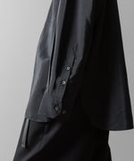 画像をギャラリービューアに読み込む, ssstein(シュタイン)の24AWコレクション SILK NYLON OVERSIZED DOWN PAT SHIRT - BLACK 公式通販サイトsession福岡セレクトショップ
