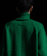 画像をギャラリービューアに読み込む, stein(シュタイン)の23AWコレクションEX FINE LAMBS LOOSE HIGH NECK KNIT LSのGREEN sessionセッション福岡セレクトショップ 公式通販サイト
