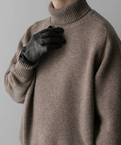 ssstein(シュタイン)の24AWコレクション EXTRA FINE WOOL WARM KNIT TURTLE NECK LS - TOP BEIGE 公式通販サイトsession福岡セレクトショップ