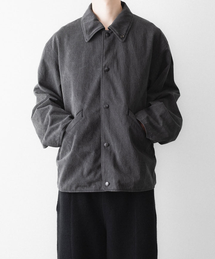 phebus フィーバスのSUMIZOME COACH JACKETのCHARCOAL 公式通販サイトsession福岡セレクトショップ