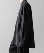 画像をギャラリービューアに読み込む, ssstein(シュタイン)の24AWコレクション SILK NYLON OVERSIZED DOWN PAT SHIRT - BLACK 公式通販サイトsession福岡セレクトショップ
