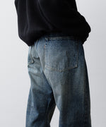 画像をギャラリービューアに読み込む, 【INTÉRIM】CLASSIC HEAVY KIBATA SHUTTLE HYPER BIG WWII 1943 DENIM JEANS - C.NAVY
