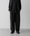 【KANEMASA PHIL.】28G CUPRO EASY PANTS - BLACK