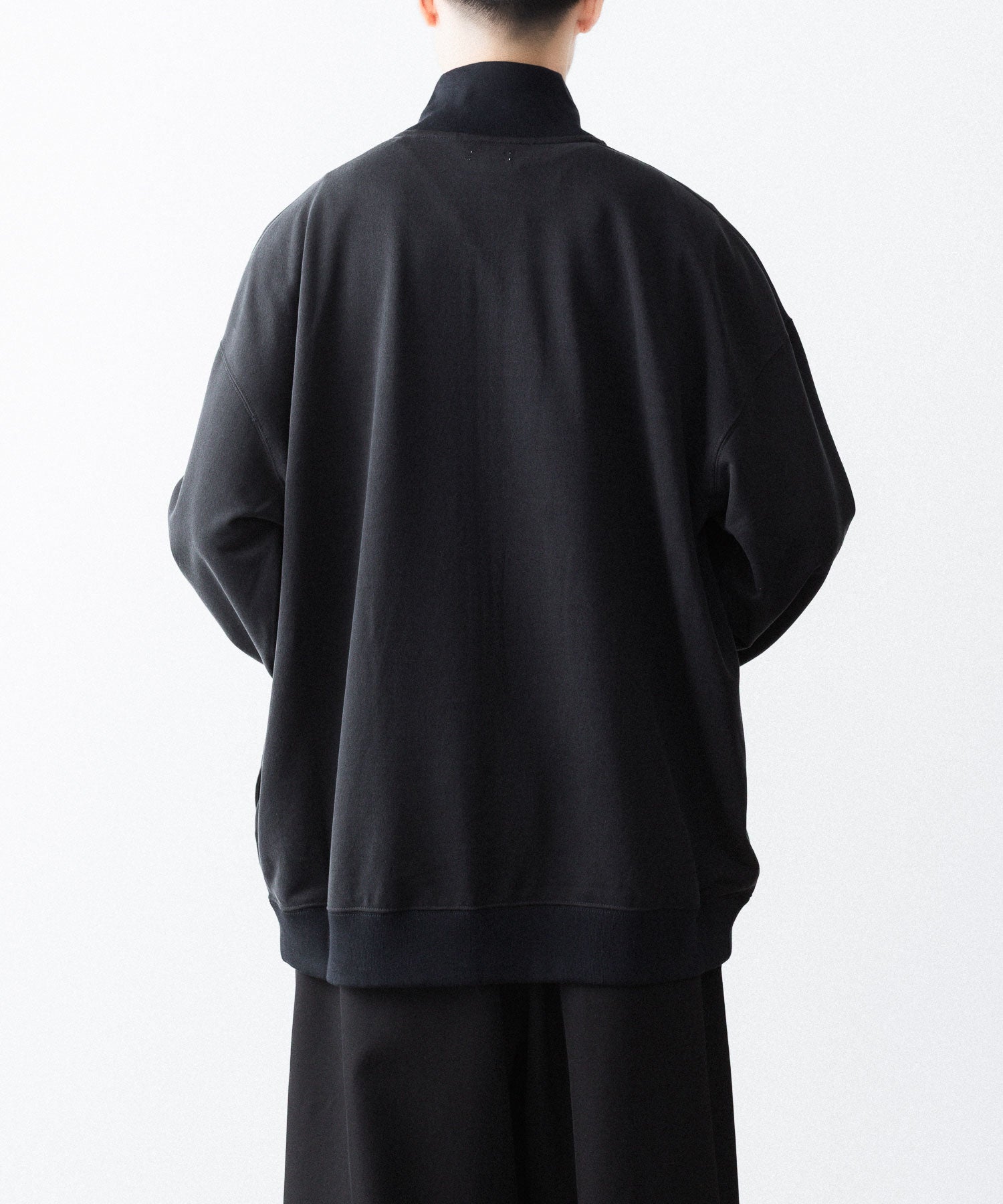 KANEMASA PHIL.】28G CUPRO ZIP SWEAT - BLACK | 公式通販サイト