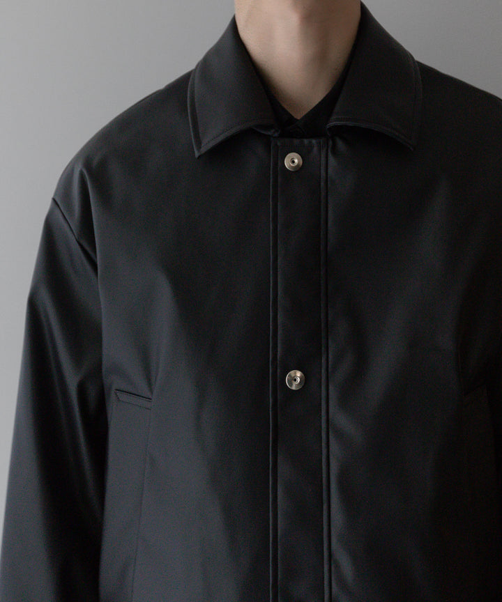 stein(シュタイン)の24SSコレクションCOATED TRUCKER JACKETのBLACK(COATING)