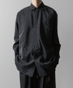 画像をギャラリービューアに読み込む, ssstein(シュタイン)の24AWコレクション SILK NYLON OVERSIZED DOWN PAT SHIRT - BLACK 公式通販サイトsession福岡セレクトショップ
