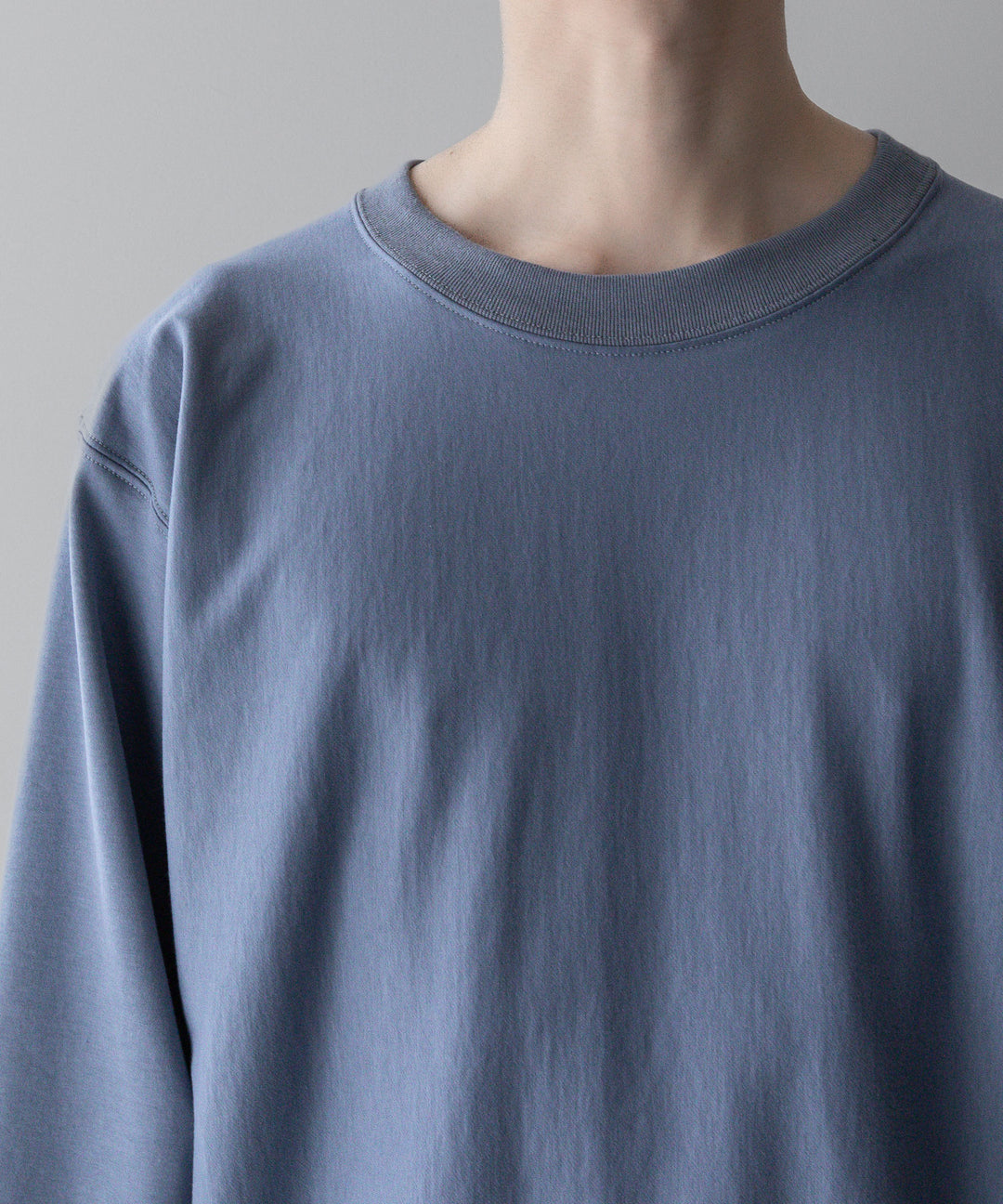 【INTÉRIM】インテリムのREVERSE WAVE L/S HIGH GAGE SWEAT SHIRT - F.BLUE公式通販サイトsession福岡セレクトショップ