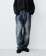 画像をギャラリービューアに読み込む, 【INTÉRIM】CLASSIC HEAVY KIBATA SHUTTLE HYPER BIG WWII 1943 DENIM JEANS - C.NAVY
