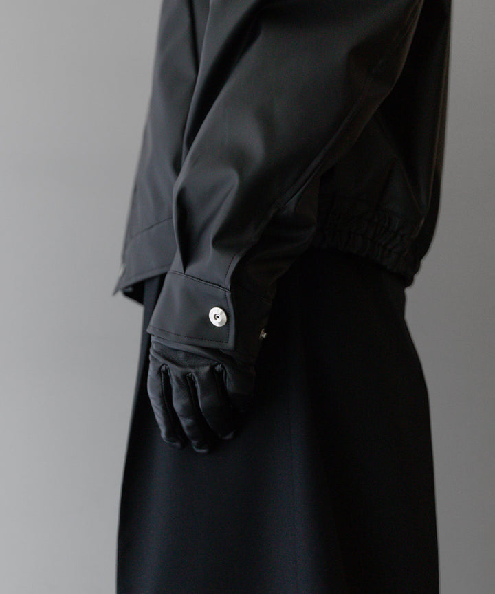stein(シュタイン)の24SSコレクションCOATED TRUCKER JACKETのBLACK(COATING)