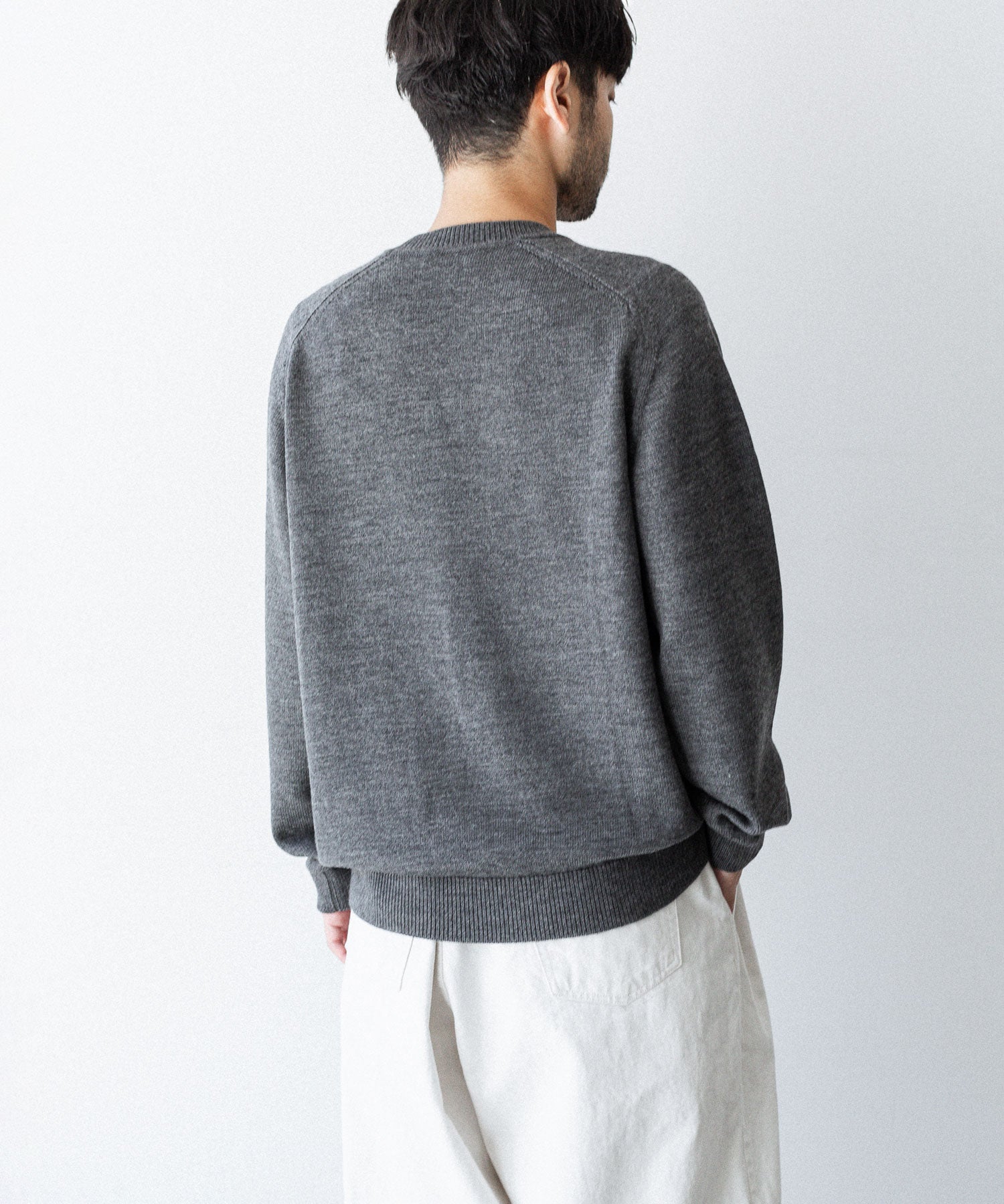 UMEDA ウメダの7GG CREW NECK PULLOVERのGREY 公式通販サイトsession福岡セレクトショップ