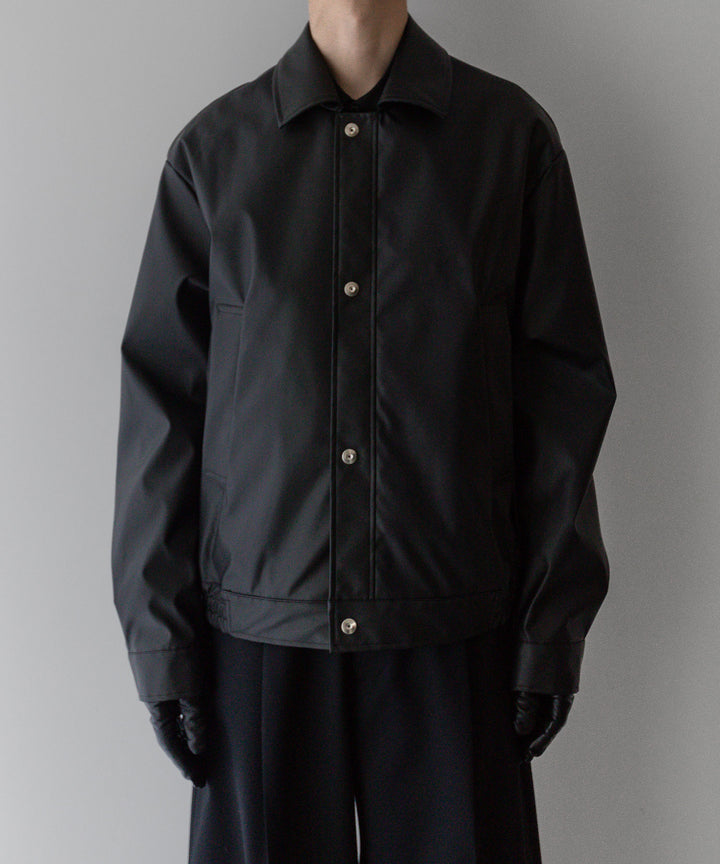stein(シュタイン)の24SSコレクションCOATED TRUCKER JACKETのBLACK(COATING)